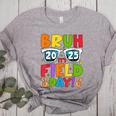 Bruh It's Field Day Teacher Boys Girls Kids Field Day 2025 Women's Heather T-Shirt Athletic Heather Bruh It's Field Day Teacher Boys Girls Kids Field Day 2025 Women's Heather T-Shirt Athletic Heather