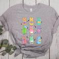 Bunny Reading Books Easter Day Librarian Teacher Book Women's Heather T-Shirt Athletic Heather Bunny Reading Books Easter Day Librarian Teacher Book Women's Heather T-Shirt Athletic Heather
