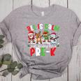 All Is Calm Just Kidding This Is Pre-K Christmas Teacher Women's Heather T-Shirt Athletic Heather All Is Calm Just Kidding This Is Pre-K Christmas Teacher Women's Heather T-Shirt Athletic Heather