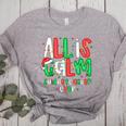 All Calm Said No Teacher Teacher Christmas Lights Women's Heather T-Shirt Athletic Heather