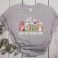 All Is Calm Said No Teacher Ever Teacher Christmas Women's Heather T-Shirt Athletic Heather