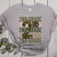 Camo Team 2nd Grade Squad Back To School Teacher Kids Boys Women's Heather T-Shirt Athletic Heather
