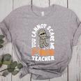 You Cannot Scare Me Im A Teacher 1st Grade Halloween Teacher Men Women Kids Women's Heather T-Shirt Athletic Heather