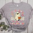 You Can't Scare Me I'm A School Teacher's Aide Halloween Women's Heather T-Shirt Athletic Heather