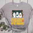 You Can't Scare Me I Teach 5th Grade Teacher Halloween Women's Heather T-Shirt Athletic Heather
