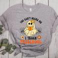 You Can't Scare Me I Teach Preschool Teacher Halloween Ghost Men Women Women's Heather T-Shirt Athletic Heather You Can't Scare Me I Teach Preschool Teacher Halloween Ghost Men Women Women's Heather T-Shirt Athletic Heather
