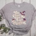 You Can't Scare Me I Teach Preschool Teacher Halloween Witch Women's Heather T-Shirt Athletic Heather