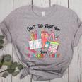 Can't Talk Right Now Doing Teacher Stuff Teacher Stuff Women's Heather T-Shirt Athletic Heather Can't Talk Right Now Doing Teacher Stuff Teacher Stuff Women's Heather T-Shirt Athletic Heather