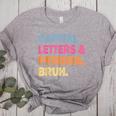 Capital Letters And Periods Bruh Teacher Bruh Teache Women's Heather T-Shirt Athletic Heather Capital Letters And Periods Bruh Teacher Bruh Teache Women's Heather T-Shirt Athletic Heather