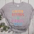 Capital Letters And Periods Bruh Bruh Teacher Women Women's Heather T-Shirt Athletic Heather