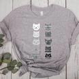 Cat Themed Artist Value Scale Educational Art Teacher Women's Heather T-Shirt Athletic Heather Cat Themed Artist Value Scale Educational Art Teacher Women's Heather T-Shirt Athletic Heather