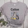 Cation Shirt Cat Science Chemistry Teacher Chemist Pun Women's Heather T-Shirt Athletic Heather Cation Shirt Cat Science Chemistry Teacher Chemist Pun Women's Heather T-Shirt Athletic Heather