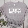 Chaos Coordinator Teacher Mom & Parents Women's Heather T-Shirt Athletic Heather