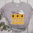 Chemistry Boo The Element Of Surprise Science Teacher Women's Heather T-Shirt Athletic Heather