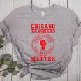 Chicago Teachers Matter Support Union Education Red For Ed Women's Heather T-Shirt Athletic Heather Chicago Teachers Matter Support Union Education Red For Ed Women's Heather T-Shirt Athletic Heather