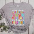 Childcare Teacher Negotiate With Toddlers Daycare Provider Men Women Girls Kids Women's Heather T-Shirt Athletic Heather