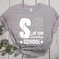 Christian Teacher S Is For Sunday School Essentials Women's Heather T-Shirt Athletic Heather Christian Teacher S Is For Sunday School Essentials Women's Heather T-Shirt Athletic Heather