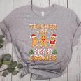 Christmas Teacher Of Smart Cookies Gingerbread Man Teaching Women's Heather T-Shirt Athletic Heather Christmas Teacher Of Smart Cookies Gingerbread Man Teaching Women's Heather T-Shirt Athletic Heather