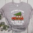 Christmas Teacher Squad Festive Car Tree Lights Xmas Women's Heather T-Shirt Athletic Heather