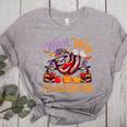 Way To Classroom Halloween Witch Three Cute Sloths Teacher Women's Heather T-Shirt Athletic Heather