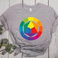 Color Wheel Palette Shirt Artist Painter Art Teacher Tshirt Women's Heather T-Shirt Athletic Heather Color Wheel Palette Shirt Artist Painter Art Teacher Tshirt Women's Heather T-Shirt Athletic Heather