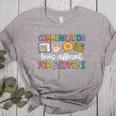 Communication Looks Different Tee Shirt Kids -Adults Teacher Animal Print Small Short Sleeve Classic Fit Crew Neck Polyester 100 Women's Heather T-Shirt Athletic Heather