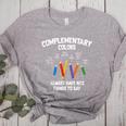 Complementary Colors Art Teacher Pun Shirt Women's Heather T-Shirt Athletic Heather