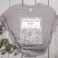 Composition Book Notebook Teachers Matching Group Halloween Women's Heather T-Shirt Athletic Heather