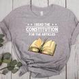 Cool History Teacher Read The Constitution For The Articles Women's Heather T-Shirt Athletic Heather