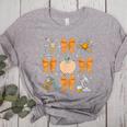 Coquette Bow Fall Science Teacher Stem Teacher Thanksgiving Women's Heather T-Shirt Athletic Heather