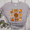 Coquette Teach Teacher Bows Thanksgiving Turkey Fall Autumn Women's Heather T-Shirt Athletic Heather