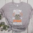 Creepin It Real With My 2nd Grade Monsters Halloween Teacher For Men Women Kids Women's Heather T-Shirt Athletic Heather Creepin It Real With My 2nd Grade Monsters Halloween Teacher For Men Women Kids Women's Heather T-Shirt Athletic Heather