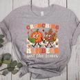 Crunching Numbers Just Like Leaves Pumpkin Fall Teacher Women's Heather T-Shirt Athletic Heather Crunching Numbers Just Like Leaves Pumpkin Fall Teacher Women's Heather T-Shirt Athletic Heather