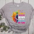 Cute I Became A Teacher Because Your Life Is Worth My Time Women's Heather T-Shirt Athletic Heather