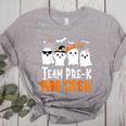 Cute Ghost Team Pre K Boo Crew Halloween Teacher Student Women's Heather T-Shirt Athletic Heather