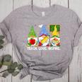Cute Gnomes Teach Love And Inspire Back To School Teacher Women's Heather T-Shirt Athletic Heather