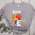 Cute Teach Love And Inspire Men Women Teacher Women's Heather T-Shirt Athletic Heather Cute Teach Love And Inspire Men Women Teacher Women's Heather T-Shirt Athletic Heather