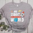 Cute Teacher My Students Are Out Of This World Space Men Women Kids Women's Heather T-Shirt Athletic Heather