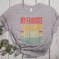 Dad My Favorite Teacher Is My Daughter Proud Daddy Women's Heather T-Shirt Athletic Heather Dad My Favorite Teacher Is My Daughter Proud Daddy Women's Heather T-Shirt Athletic Heather