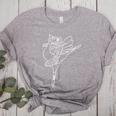 Dancing Turkey Happy Thanksgiving Day Ballet Dance Teacher Women's Heather T-Shirt Athletic Heather