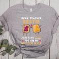 Dear Teacher Bestie You'Re Totally My Jam Shirt Kids Women's Heather T-Shirt Athletic Heather