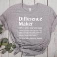 Difference Maker Definition Vintage Teachers Mom Boss Women Women's Heather T-Shirt Athletic Heather