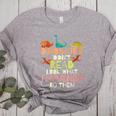 Dinosaurs Didnt Read Look What Happened To Them Teacher Women's Heather T-Shirt Athletic Heather