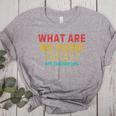 What Are We Doing Today PE Teacher Life Women's Heather T-Shirt Athletic Heather