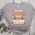 I Don't Need a Costume I'm An Art Teacher Retro Halloween Women's Heather T-Shirt Athletic Heather
