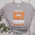 I Don't Need a Costume I'm a Math Teacher Retro Halloween Women's Heather T-Shirt Athletic Heather I Don't Need a Costume I'm a Math Teacher Retro Halloween Women's Heather T-Shirt Athletic Heather