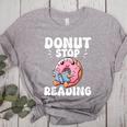 Donut Stop Reading Kawaii Teacher Preschool Kindergarten Women's Heather T-Shirt Athletic Heather Donut Stop Reading Kawaii Teacher Preschool Kindergarten Women's Heather T-Shirt Athletic Heather