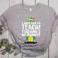 Duble2t I Just Like To Teach Teachings My Favorite Elf Teacher -Adults & -Kids Red Short Sleeve Women's Heather T-Shirt Athletic Heather Duble2t I Just Like To Teach Teachings My Favorite Elf Teacher -Adults & -Kids Red Short Sleeve Women's Heather T-Shirt Athletic Heather