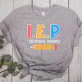 I E P I Encourage Progress Special Education Teacher Women's Heather T-Shirt Athletic Heather I E P I Encourage Progress Special Education Teacher Women's Heather T-Shirt Athletic Heather