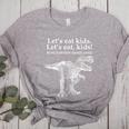 Lets Eat Kids Punctuation Saves Lives Dinosaur Teacher Women's Heather T-Shirt Athletic Heather Lets Eat Kids Punctuation Saves Lives Dinosaur Teacher Women's Heather T-Shirt Athletic Heather